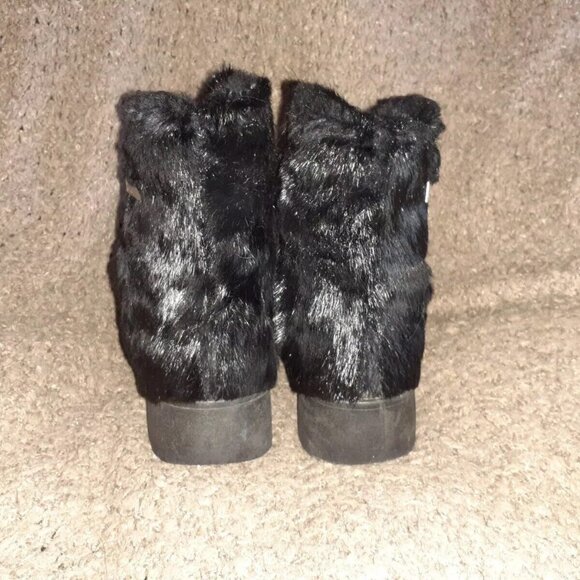 HARRICANA-Vintage Apres-Ski Ecoluxe Recycled Beaver/Muskrat Boots-Sz 6-Excellent - Picture 5 of 9